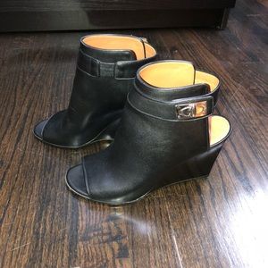 Givenchy open toe ankle boots